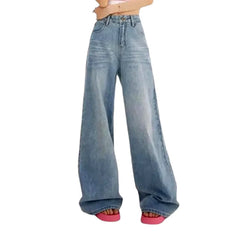 Loose polished jeans for ladies