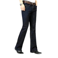Low-waist bootcut jeans for men