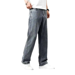 Lyocell high-waist jeans for men