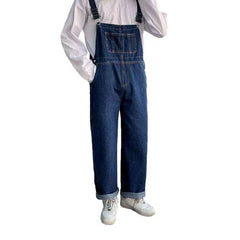 Men's baggy denim jumpsuit