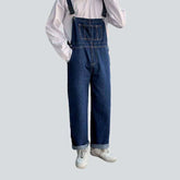 Men's baggy denim jumpsuit