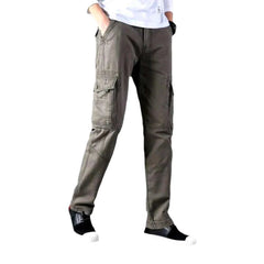 Mid-waist color denim pants for men