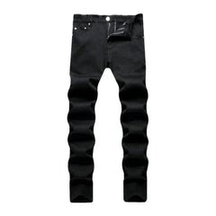Monochrome skinny jeans for men