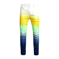 Multi-color jeans for men
