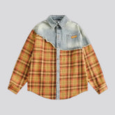 Oversized men's denim jacket