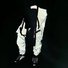 Reflective Techwear Cargo Pants