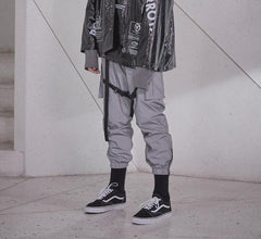 Reflective Techwear Cargo Pants