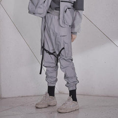Reflective Techwear Cargo Pants