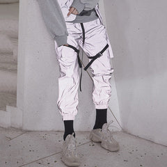 Reflective Techwear Cargo Pants