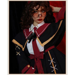 Preppy Style Magic Girl School Uniform Gothic Lolita Dress