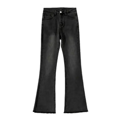 Raw-hem vintage jeans for ladies