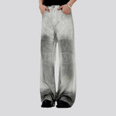 Retro slouchy boho style men's jeans
