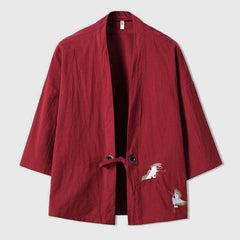 Sab Cardigan Kimono Burgundy Red