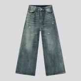 Sanded fashion men's jeans
