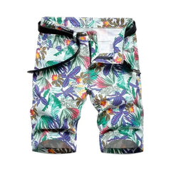 Skinny denim shorts for men