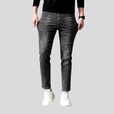 Slim fit mid waist men's jeans