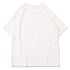 Printed Chapels Design Rounded Collar Soft Cotton Tee