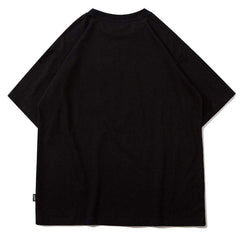 Printed Chapels Design Rounded Collar Soft Cotton Tee