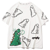 Cartoon Pattern Soft Cotton Tee