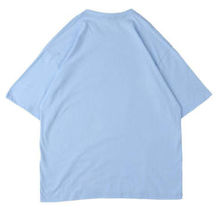 Printed Duck Rounded Collar Soft Cotton Tee