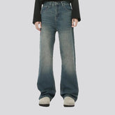 Straight cut street style jeans for men