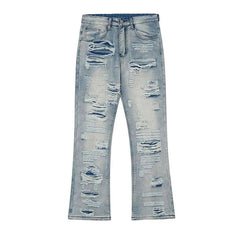 Street distressed jeans for women