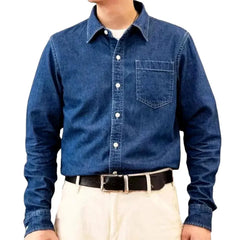 Street men's jean shirt