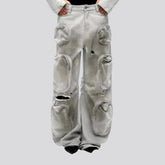 Street style baggy women's denim pants