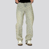 Street style loose fit men's jeans