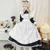 Sweet Classical Neko Maid Long Dress Short Sleeves
