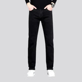 Tapered fit stretchable men's jeans