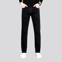 Tapered fit stretchable men's jeans