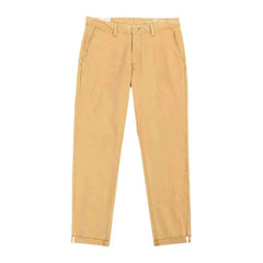 Tapered full-length men's denim pants