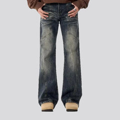Vintage style wide fit men's jeans