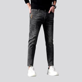 Vintage washed out slim jeans for men