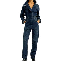 Vintage women's denim jumpsuit