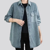 Vintage women's jean shirt