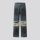 Vintage worn look casual men's jeans