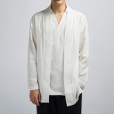 Zen Kimono+Cardigan in One Off-White