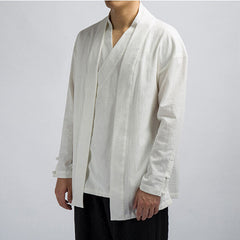 Zen Kimono+Cardigan in One Off-White