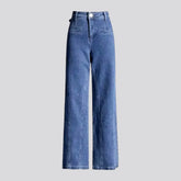 Wide fit casual women's jeans