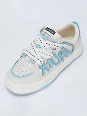 Letter Patchwork Women Shoes