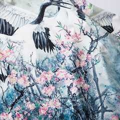 Flower Crane Kimono