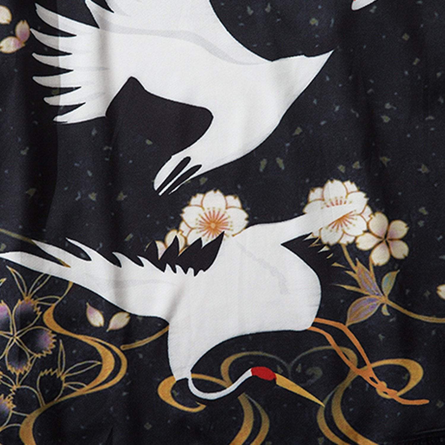 Red Crowned Crane Kimono