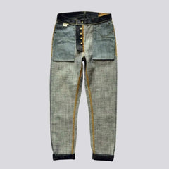 High-waist 16.5oz selvedge jeans for men
