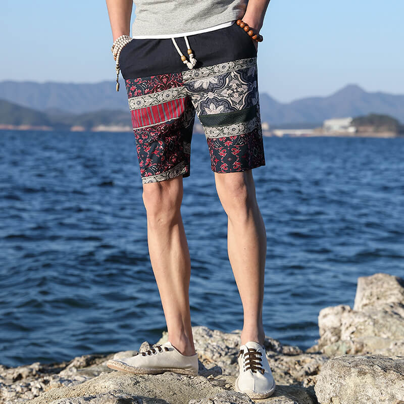 Natsu Short Pants Black/Red Victoria