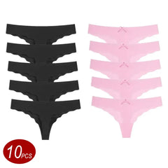 10Pcs/Set Seamless Thong