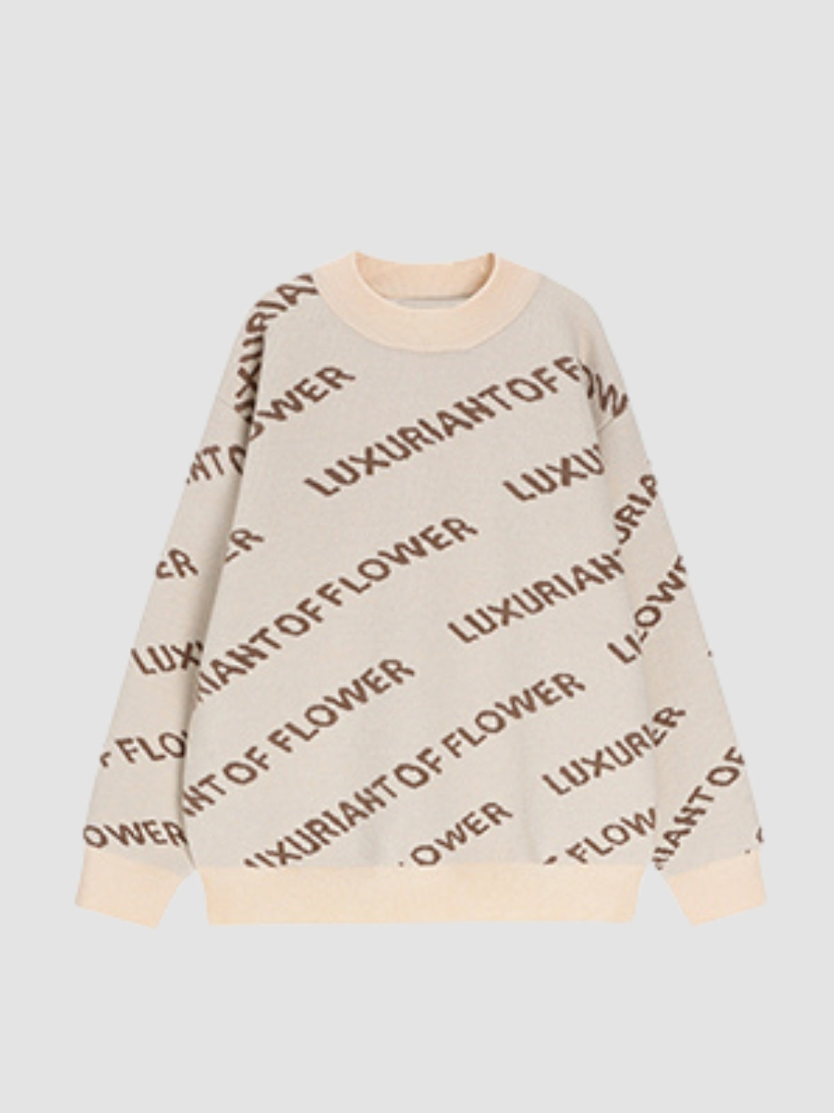 Loose Wool Knitted Sweater Top