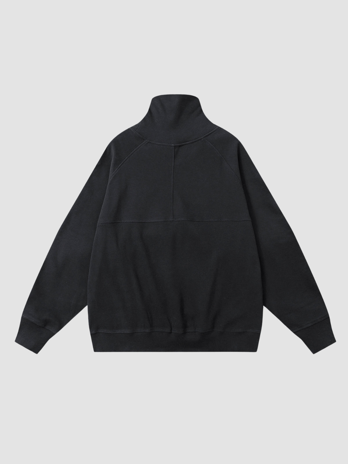 High Collar Loose Sweatshirt
