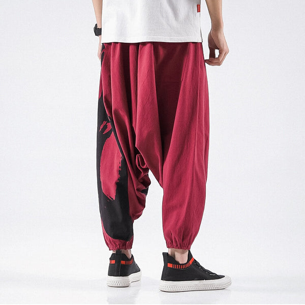Drako Street-Style Pants Red